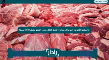 «أسعار اللحوم» اليوم الأربعاء 14 مايو 2025.. عِرق الفلتو يصل لـ350 جنيها